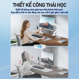 Giá Đỡ Màn Hình Arm Màn Hình Trắng/Đen 13-34 inch 2-10KG Xoay 360° điều chỉnh đa hướng