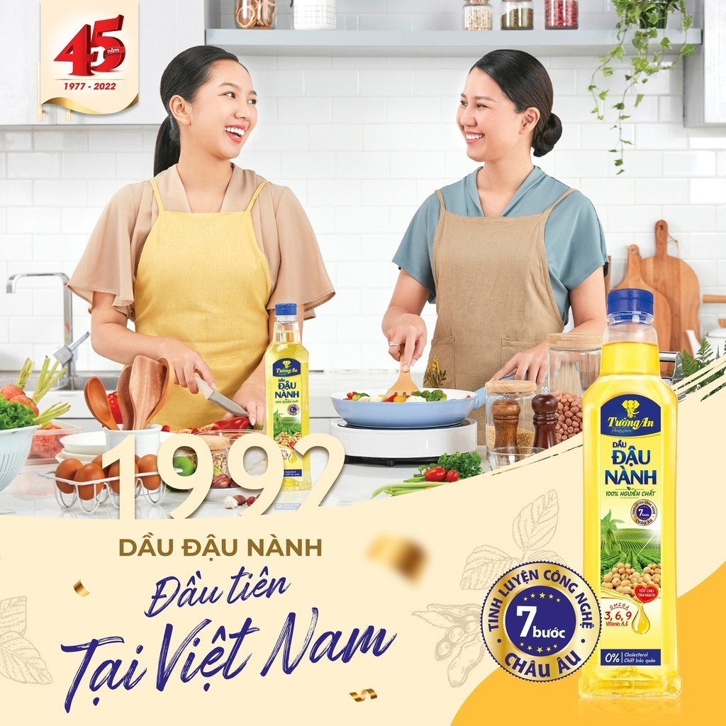 [LIVE] [MUA 5L TẶNG 400ML] Dầu Đậu Nành Tường An Premium 5L