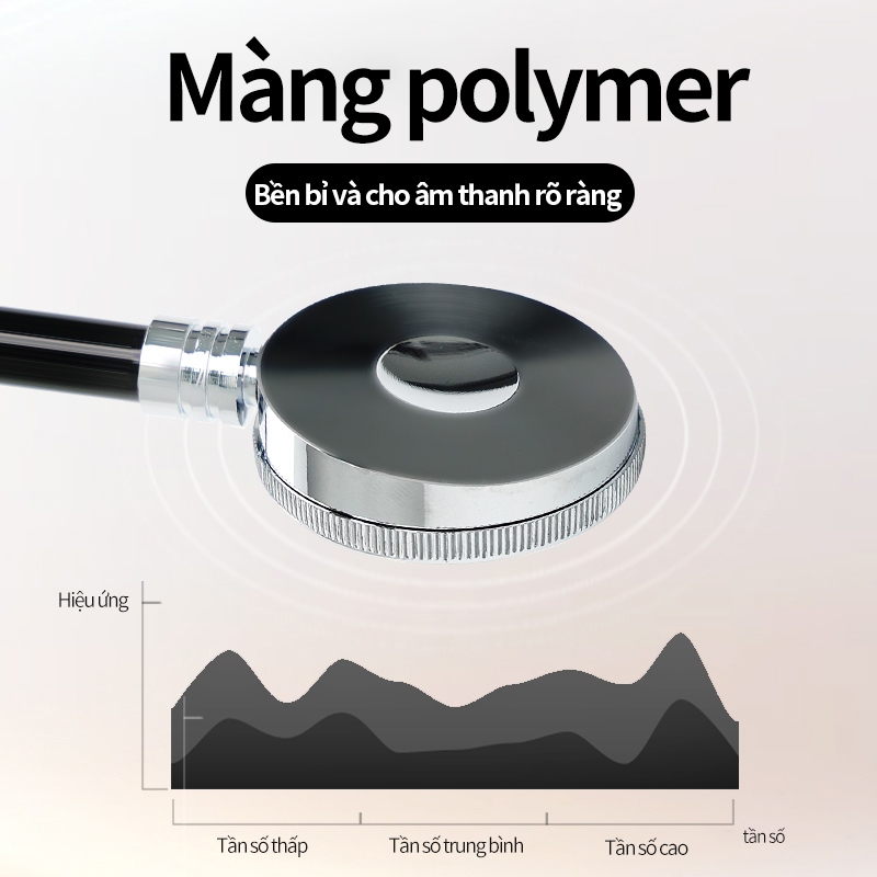 Thương Hiệu MaiWieel Ống Nghe Tim Mạch Chuyên Nghiệp 2 Mặt Siêu Nhạy Âm, Siêu Nhẹ Cho Bác Sĩ Y Tá U1