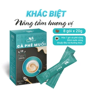 Salted Coffee Goce - Cà Phê Muối Hòa Tan 4 Trong 1 - Khối Lượng Tịnh 300G (8 Gói x 20G)