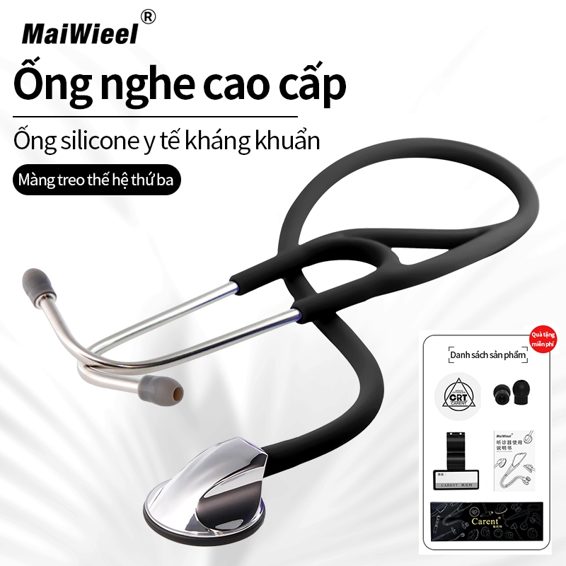 Thương Hiệu MaiWieel A9 Ống Nghe Master Cardiology Đầu Đơn Siêu Nhạy Âm, Siêu Nhẹ Cho Bác Sĩ Y Tá