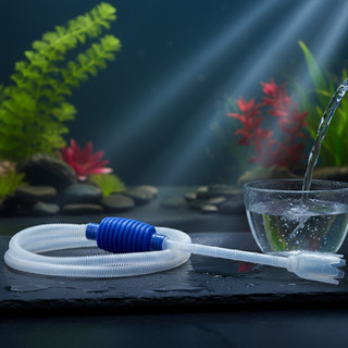 Dụng Cụ Hút Cặn Bể Cá Siphon Thay Nước Hồ Cá Hút Phân Cặn Đáy Bể Cá - Bóp Tay Thay Nước