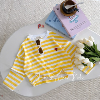 A29-[tomnaukids] Áo thun giấy SỌC  cho bé gái thun giấy size từ 9-35Kg