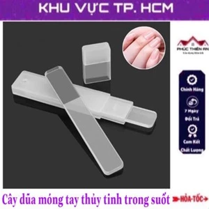 Combo 3 Cây dũa móng tay thủy tinh trong suốt - nhỏ gọn, siêu tiện dụng