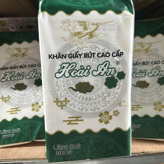 Khăn Giấy Rút Treo Tường Hoài An 1280 Tờ 5 lớp, Khăn Lau Bếp, Khăn Giấy Treo Tường Rút Tiện Lợi Giấy Ăn Rút 88525