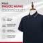 Áo Polo Nam Phước Hưng - Vải Cotton Co Giãn 4 Chiều, Thoáng Mát, Chống Nhăn, Không Xù