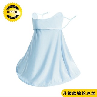 Khẩu trang chống nắng cao cấp UPF50+ có và không mũ – che kín mặt cổ, vải lụa lạnh thoáng khí