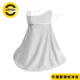 Khẩu trang chống nắng cao cấp UPF50+ có và không mũ – che kín mặt cổ, vải lụa lạnh thoáng khí
