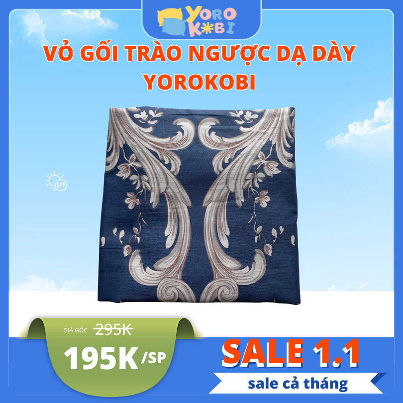 Vỏ Gối Chống Trào Ngược Dạ Dày Yorokobi - Đủ Size, Đủ Màu
