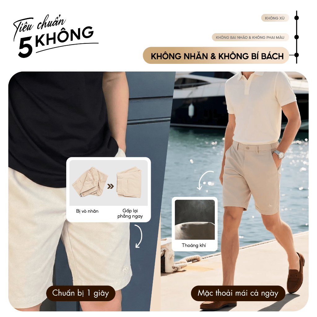 [SHORT NGỰA 2026] Quần short FORMO chất vải AirCotton thế hệ mới, siêu mềm mát, tôn dáng, chống nhăn xù - FEAER