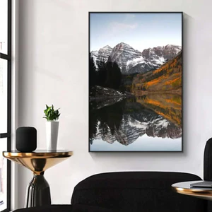 Tranh Thiên Nhiên Hùng Vĩ Tráng Gương Cao Cấp Decor Phòng Khách, Ngủ, Nơi Làm Việc - Oha Decor
