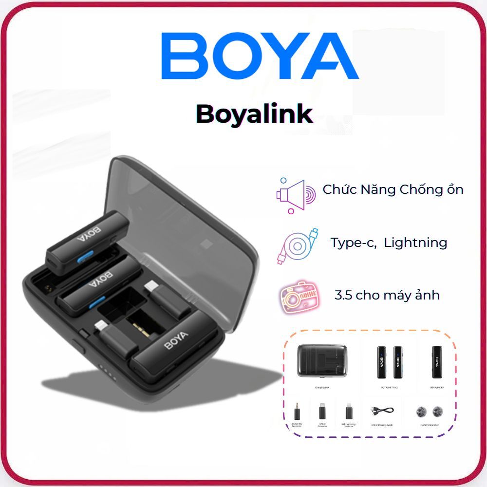 Mic không dây BOYA BOYALINK
