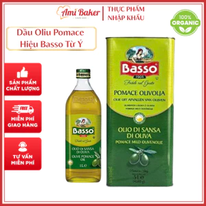 Dầu Oliu Pomace Hiệu Basso Nguyên Chất Từ Ý – Cho Món Chiên Xào Ngon Khỏe