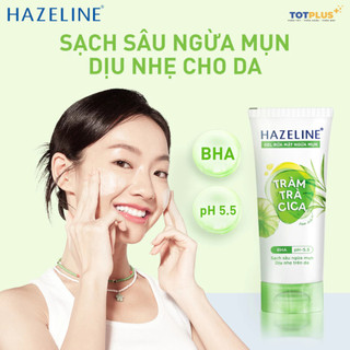 Gel Rửa Mặt Hazeline Tràm Trà Cica - Gel Rửa Mặt Ngừa Mụn