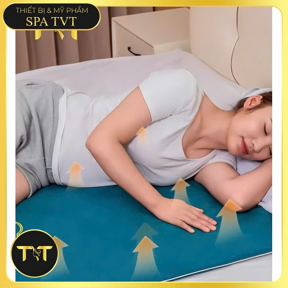 Thảm Ngải Cứu Nhung Xanh TVT , Thảm Sưởi Ấm Dưỡng Sinh Đông Y, Thư Giãn Toàn Thân, BH 12 Tháng