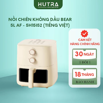 Nồi Chiên Không Dầu BEAR 5L Lò Nướng Nồi Chiên Hơi Nước Nồi Chiên Lò Chiên Không Dầu Nướng Bánh AF-5H15I52