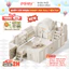 Set Quây Cũi Full Cao Cấp Cho Bé Kết Hợp Với Nhiều Trò Chơi Thú Vị Cầu Trượt, Xích Đu, Ngựa Bập Bênh Cho Bé