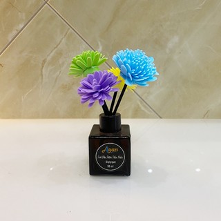 Tinh Dầu Thơm Phòng AYAN 50ml Thiên Nhiên Với Que Khuếch Tán Tự Động, Khử Mùi Hiệu Quả 】