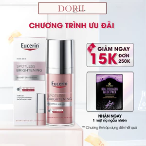 Tinh chất giảm thâm nám và dưỡng trắng da Eucerin Spotless Brightening Booster Serum 30ml TẶNG MẶT NẠ