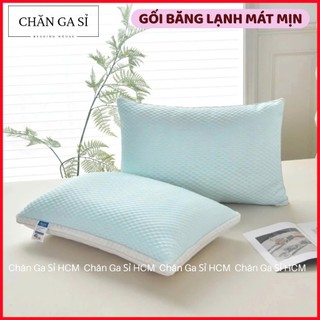 🛑SĂN SALE🛑Gối Băng Lạnh Cao Cấp Thoáng Mát Tự Nhiên, Gối Êm Ái, Nặng 1kg/cái _ Chăn Ga SỈ HCM