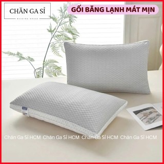 🛑SĂN SALE🛑Gối Băng Lạnh Cao Cấp Thoáng Mát Tự Nhiên, Gối Êm Ái, Nặng 1kg/cái _ Chăn Ga SỈ HCM