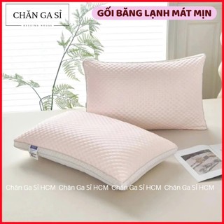 🛑SĂN SALE🛑Gối Băng Lạnh Cao Cấp Thoáng Mát Tự Nhiên, Gối Êm Ái, Nặng 1kg/cái _ Chăn Ga SỈ HCM