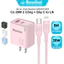 Bộ Sạc Nhanh 2 Cổng 20W /30W Basefast Chống Nhiệt Cho 8 Plus/Xr/Xs/11/12/13/14 Pro Max