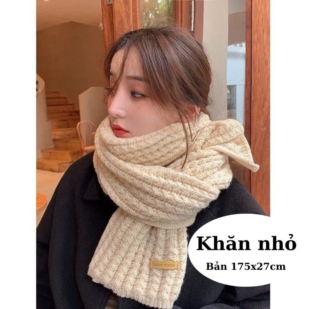 Khăn quàng cổ nam nữ len dạ lông thỏ caro đỏ vintage khăn choàng cổ nam, khăn đôi mềm mịn dày cực ấm horizon