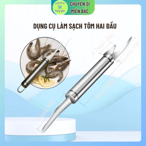 Dụng Cụ Làm Sạch Tôm Hai Đầu, Dao Làm Lòng Gà, Mổ Cá Cạo Vảy, Lột Bóc Vỏ Tôm, Cua Sò,bằng Inox Không Gỉ
