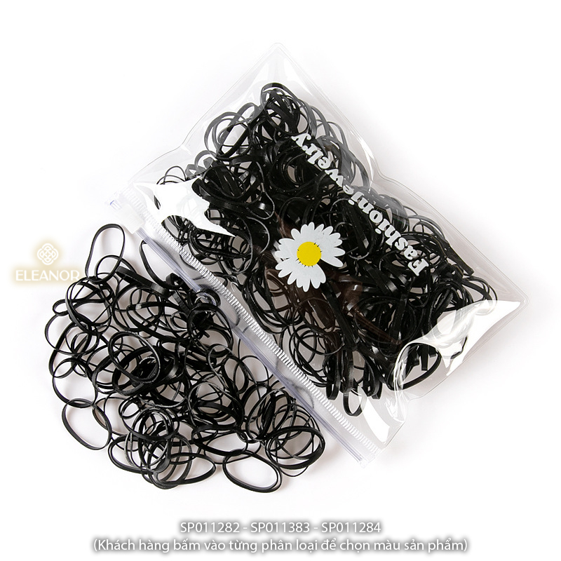 Bịch dây thun buộc tóc nữ Eleanor Accessories dây cột nhiều màu sắc phụ kiện tóc 11282