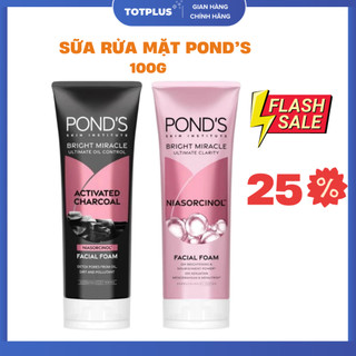 Sữa Rửa Mặt POND'S Bright Miracle - Sạch Sâu, Sáng Da, Kiểm Soát Dầu - Chính hãng Unilever