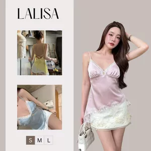Áo 2s cổ V Phối Ren LALISA Áo Kiều Nữ Gợi Cảm Phối Ren Sang Trọng Đi Chơi Phong Cách Hàn Quốc AO003
