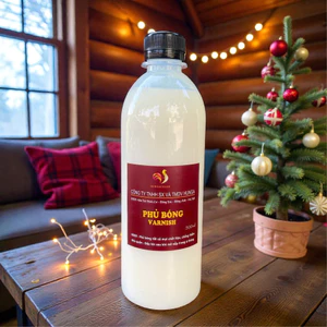Phủ Bóng Màu Acrylic Trong Suốt Chai 500ml Kèm Nắp Bật HUNGACOLOR