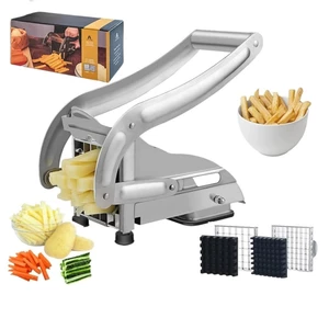 Máy cắt khoai tây KFC vuông kèm 3 bộ lưỡi dao 9, 12 mm
