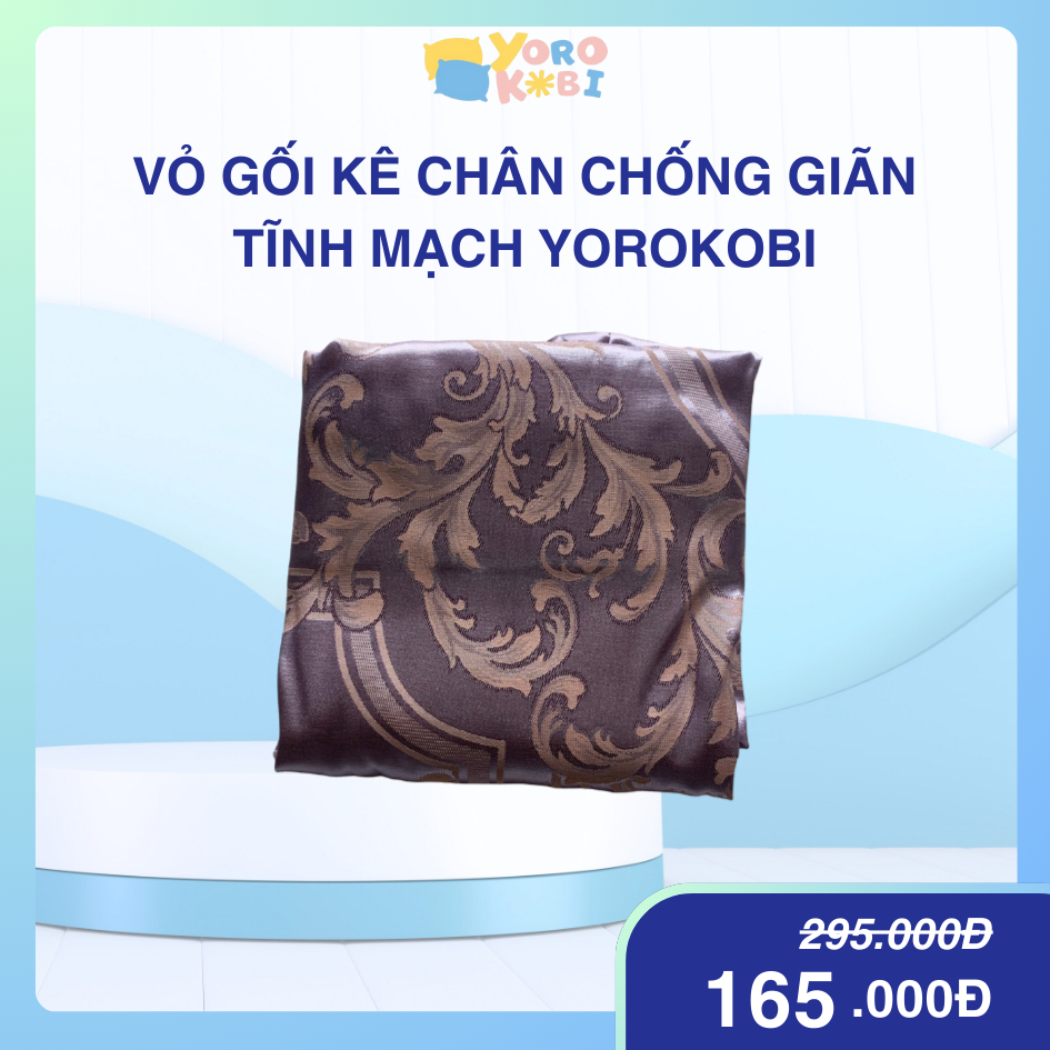 Vỏ Gối Chống Giãn Tĩnh Mạch Yorokobi Kích Cỡ 25&28CM