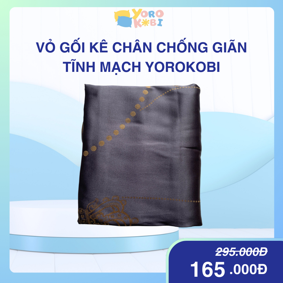 Vỏ Gối Chống Giãn Tĩnh Mạch Yorokobi Kích Cỡ 25&28CM