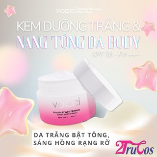 Kem Dưỡng Thể VACCI Double Whitening Magic Body Cream SPF50 160ml (cấp ẩm bật tông trắng da) 2Trucos