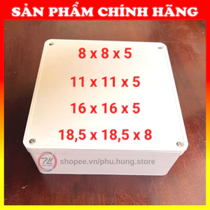 Hộp nối dây Sino các kích thước 8x8x5 11x11x5 16x16x5 18,5x18,5x8 23,5×23,5×8 (Box, hộp kỹ thuật camera chính hãng)