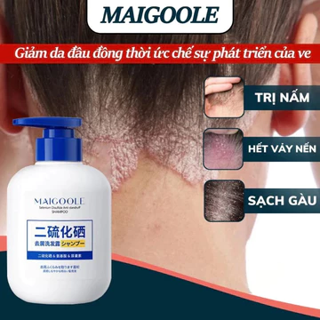 Maigoole Dầu gội giảm nấm ngứa da đầu, dầu gội dược liệu nấm da đầu, giảm ngứa