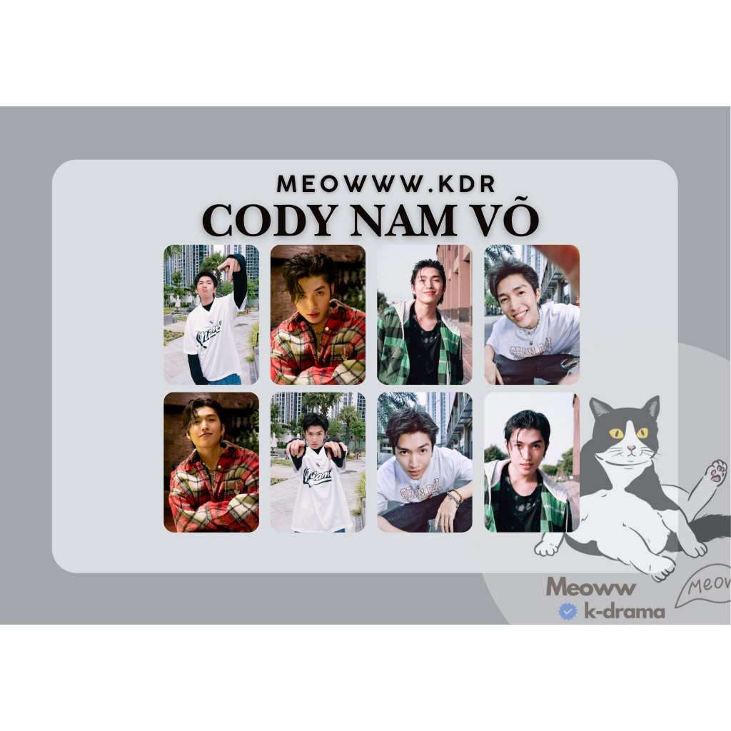 set card bo góc anh trai Cody Nam Võ - Anh trai say Hi 2025