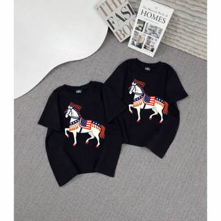 Áo thun babytee chất cotton 35/65 in hình ngựa ( không h)