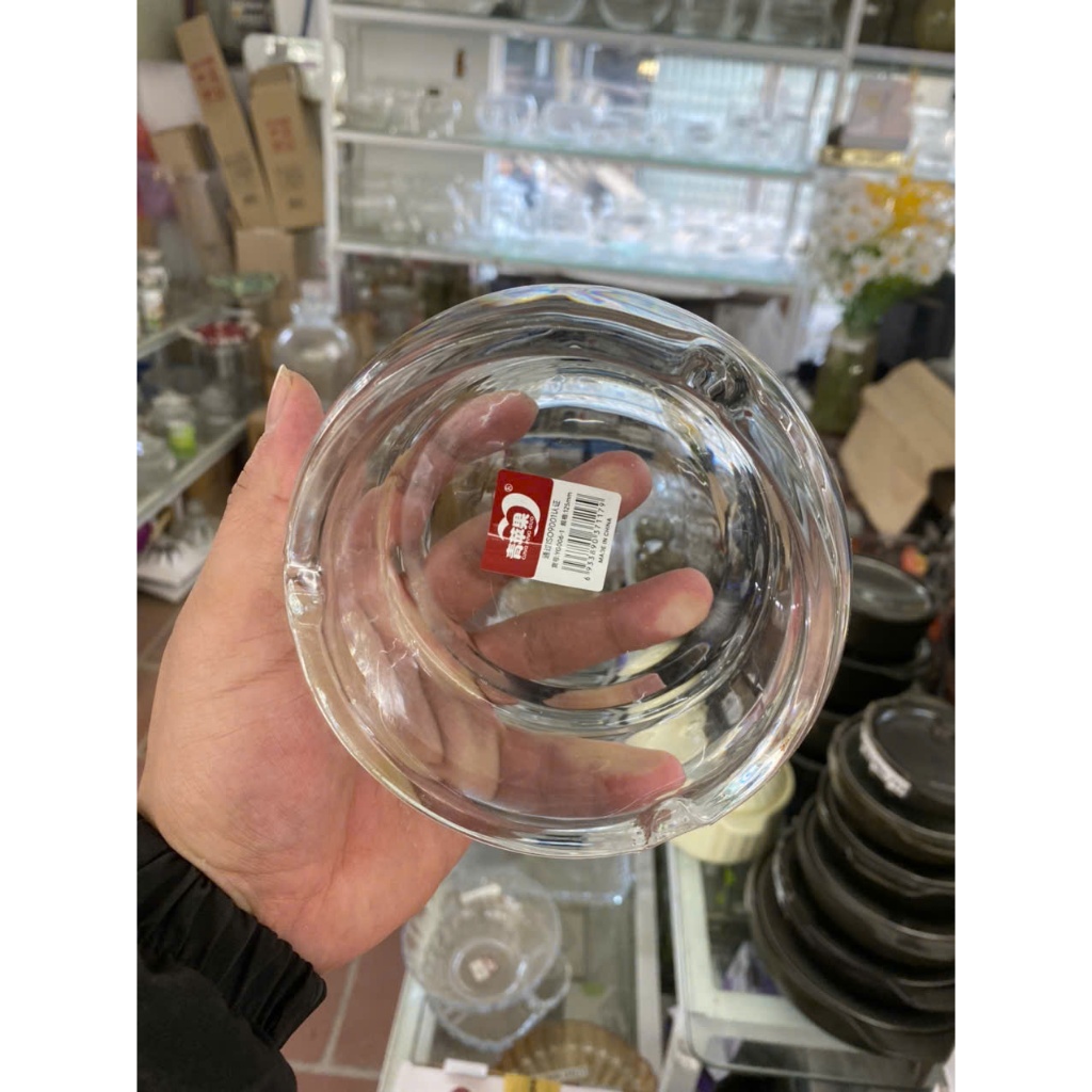 Gạt Tàn Thủy Tinh Hình Tròn