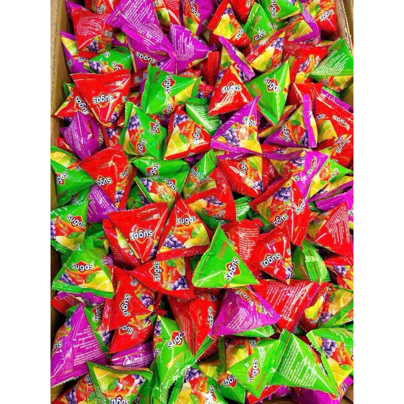 Kẹo Dẻo Chip Chip Sugas Hương Trái Cây Siêu Ngon Gói 1kg