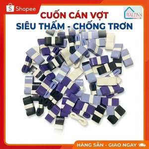 Cuốn Cán Vợt Cầu Lông, Tennis, Pickleball Siêu Thấm Hút Mồ Hôi, Chống Trơn Trượt, Êm Tay