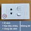 Mặt kết hợp 1 ổ cắm 1 công tắc, 1 ổ cắm 2 công tắc SINO VANLOCK chính hãng, lắp âm hoặc nổi