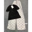 Sét Áo Thun Babytee Đính Nơ Xinh Yêu Phối Quần Dài ống Rộng In Kín Nơ Nhí Basic Cá tính Dễ thương