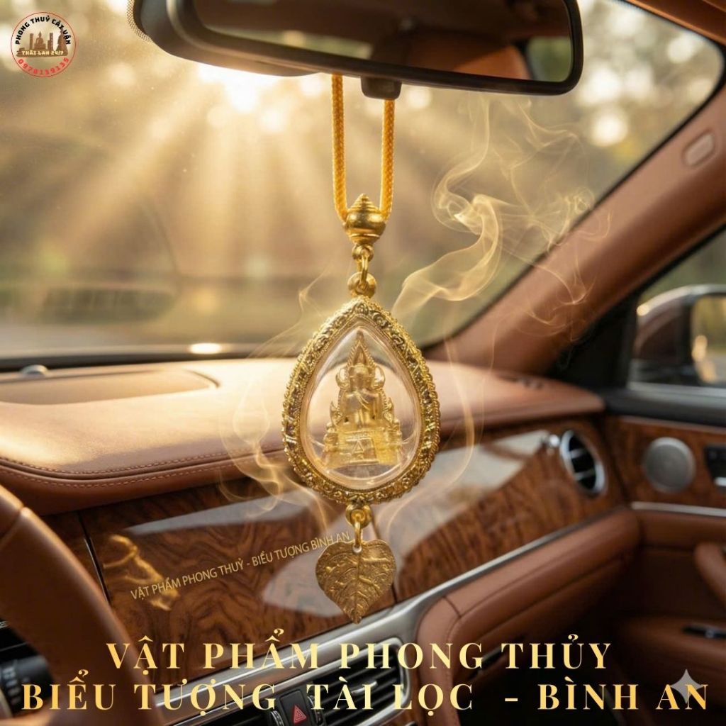Phụ Kiện Dây Treo Trang Trí Xe ô tô Mẫu Ngọc Bội Bình An Thiết Kế Tinh Xảo Làm Quà Tặng ý nghĩa
