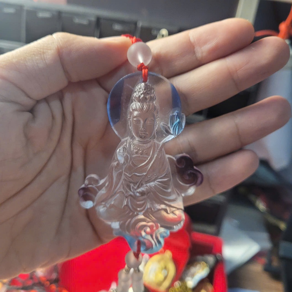 Phụ Kiện Dây Treo Trang Trí Xe ô tô Mẫu Ngọc Bội Bình An Thiết Kế Tinh Xảo Làm Quà Tặng ý nghĩa
