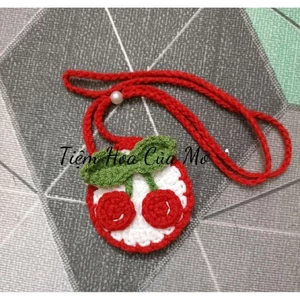 Túi đựng tỏi hình trái cherry cho bé