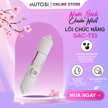 Lõi Lọc Nước MUTOSI Số 5, Lõi Chức Năng - Lõi Đúc GAC-T33